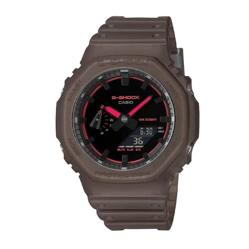 Casio G-Shock Black Dial Brown Resign Men's Watch-GA-2100K-5A